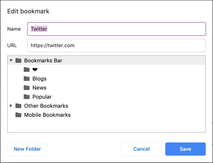 chrome bookmarks page changed in os x 2017